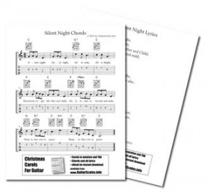 Silent Night Chords - Click To Download