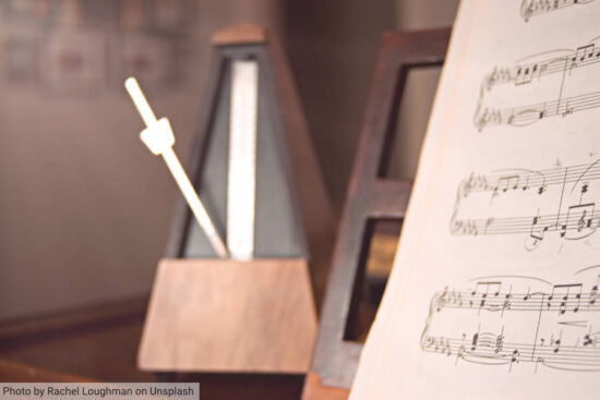 Metronome And Music Score