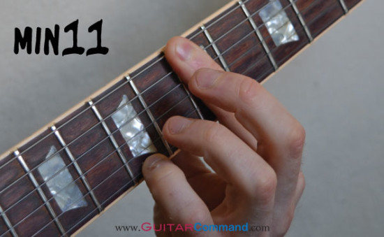 Minor 11th Guitar Chord