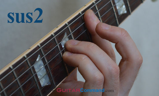 sus2 Guitar Chord With Alternative Fingering