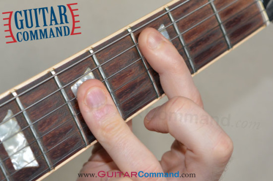 C Bar Chord Shape 1 Alternative Fingering