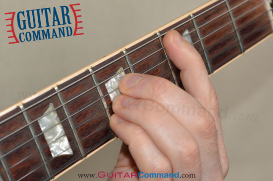 C Barre Chord Shape 1 Photo