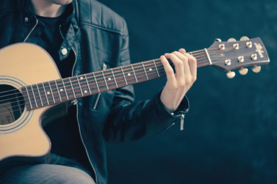 Acoustic Guitar With Cutaway