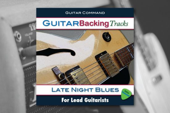 Late Night Blues Guitar Backing Tracks Download Album Cover