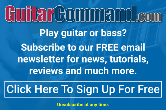 Guitar Command Sign Up Graphic