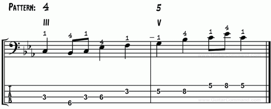 Multi Pattern Bass Lick Example 1