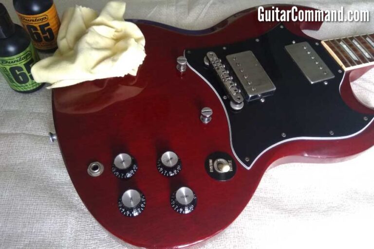 How To Clean An Electric Guitar Step By Step Guide With Pictures & Tips