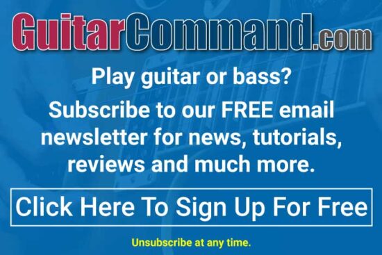 Guitar Command Newsletter Sign Up