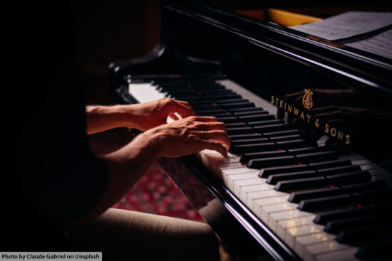 Grand Piano Being Played