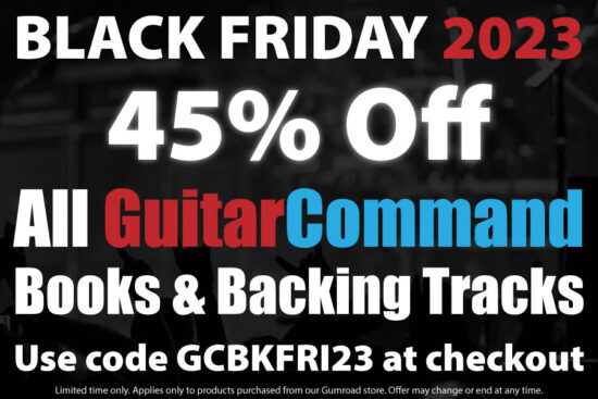 Guitar Command Black Friday Deals 2023 Ad