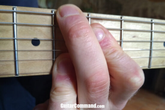 Bb Major 6-9 Guitar Chord Photo